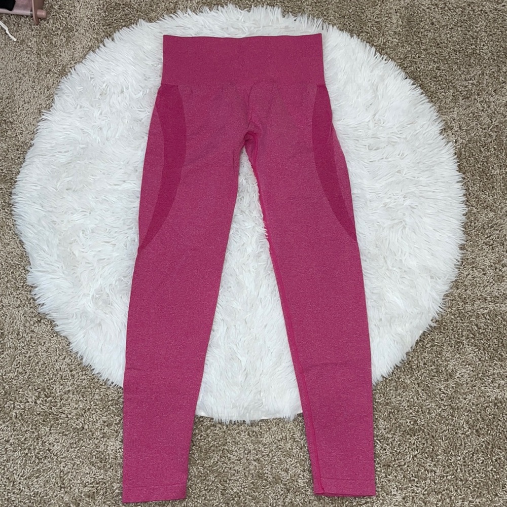 NVGTN fuchsia contour seamless leggings